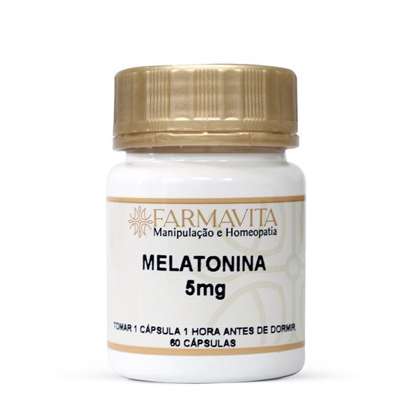 Melatonina 5mg 60 Cápsulas