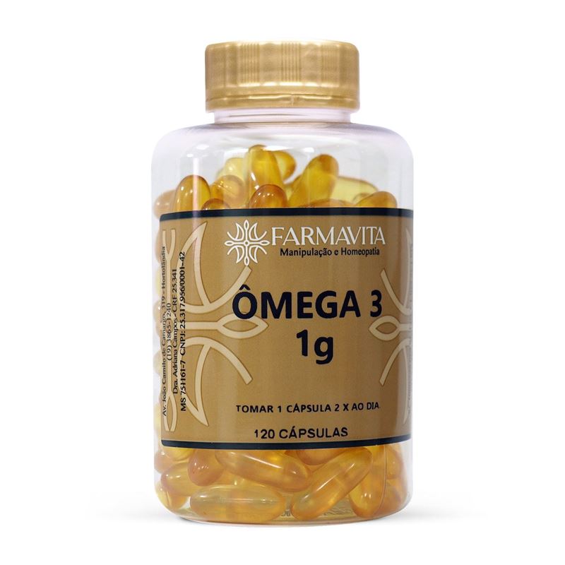 Ômega 3 1g 120 Cápsulas