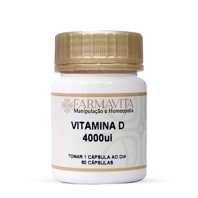 Vitamina D 4000UI 60 Cápsulas