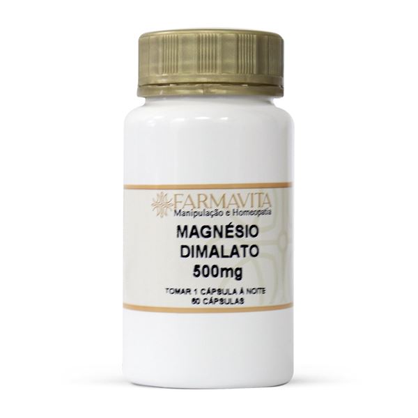 Magnésio Dimalato 500mg 60 Cápsulas