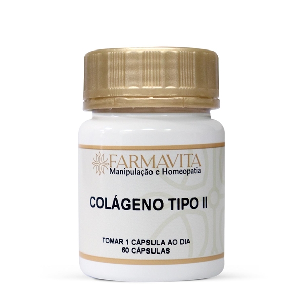 Colágeno Tipo II 40mg 60 Cápsulas
