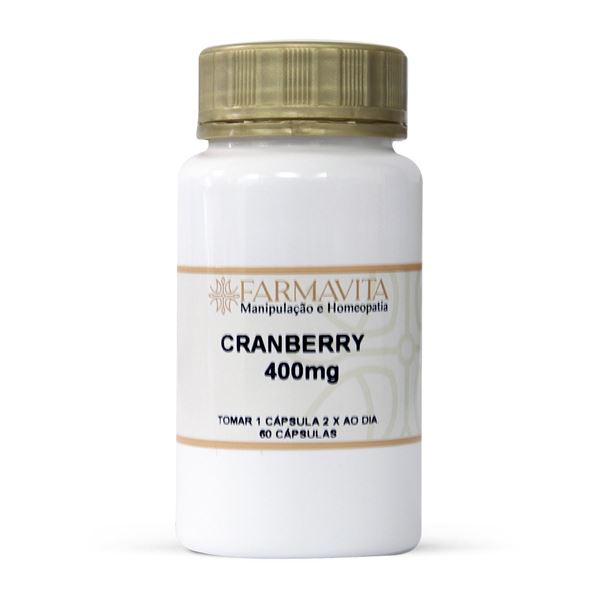Cranberry 400mg 60 Cápsulas