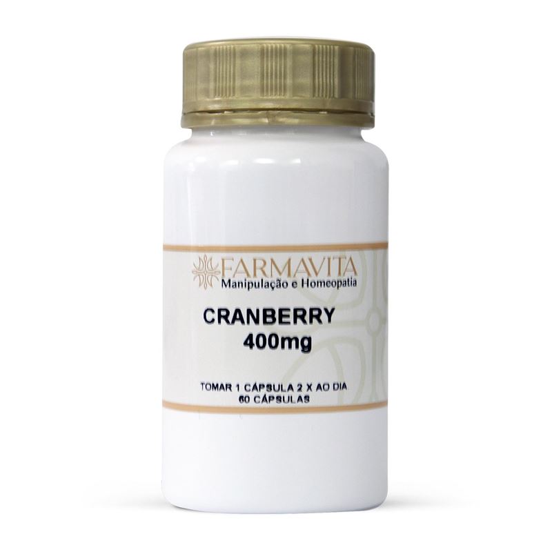 Cranberry 400mg 60 Cápsulas