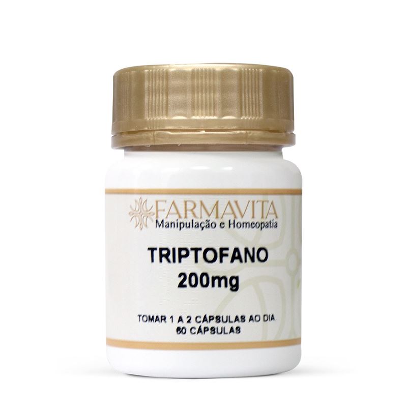 Triptofano 200mg 60 Cápsulas