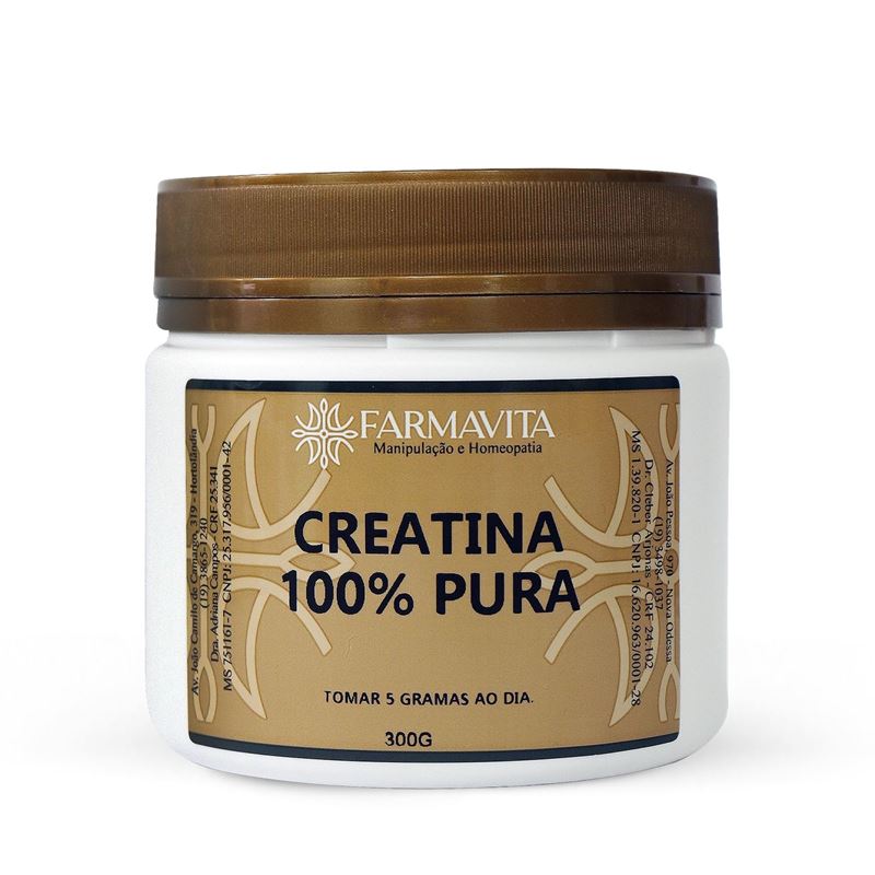 Creatina 100% Pura 300g 