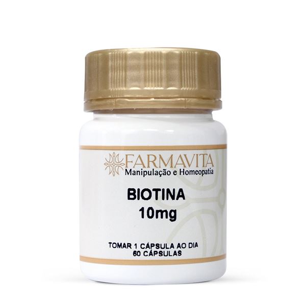 Biotina 10mg 60 Cápsulas