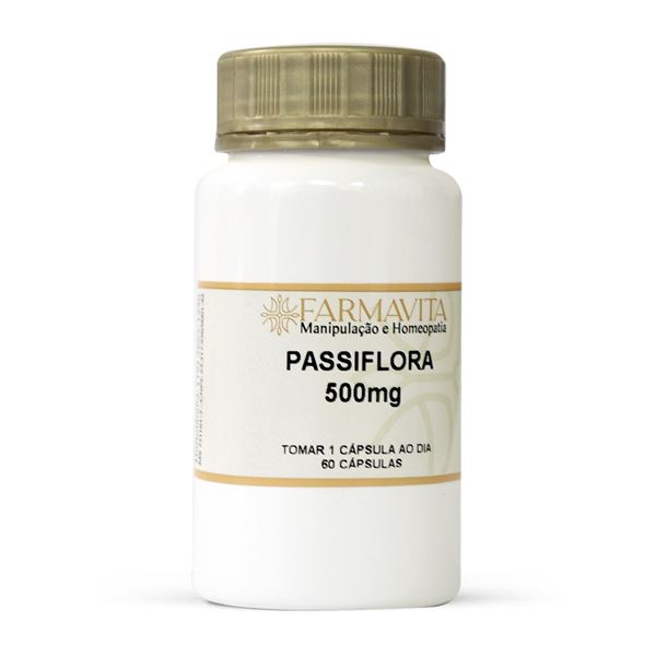 Passiflora 500mg 60 Cápsulas