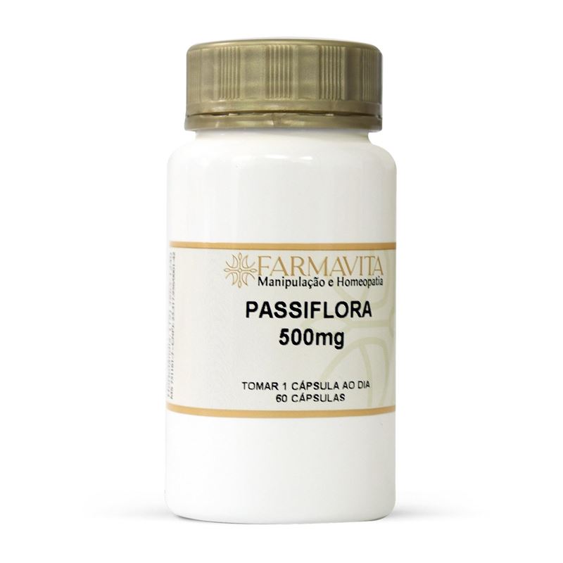 Passiflora 500mg 60 Cápsulas