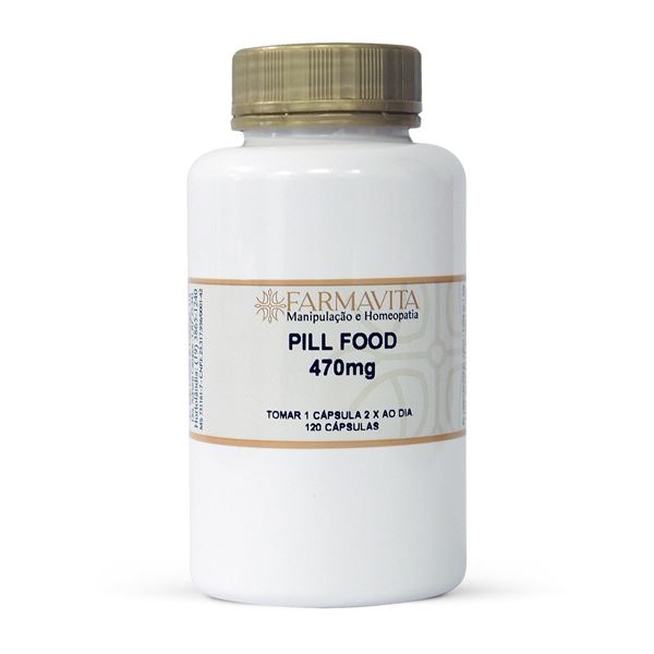 Pill Food 470mg 120 Cápsulas