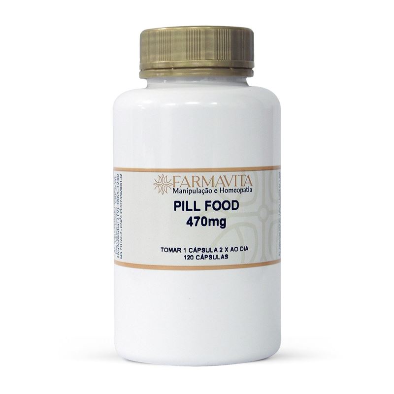 Pill Food 470mg 120 Cápsulas