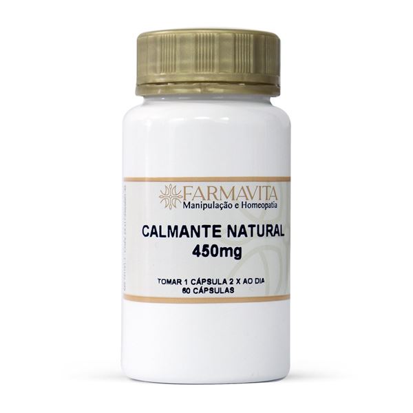 Calmante Natural 450mg 60 Cápsulas