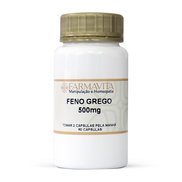 Feno Grego 500mg 60 Cápsulas