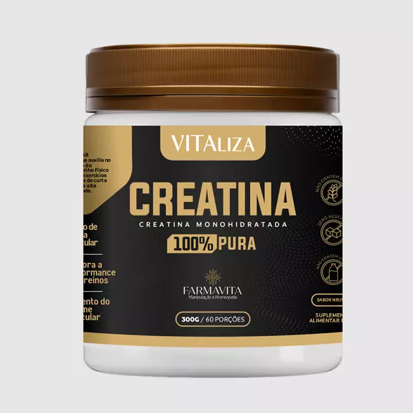Creatina 100% Pura 300g 