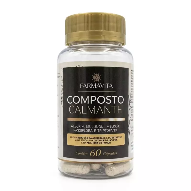 Composto Calmante 60 Cápsulas
